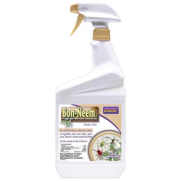 Bonide Products Bonide Bon-Neem II Organic 3 in 1 Garden Insect Spray Liquid 32 oz 025 - main